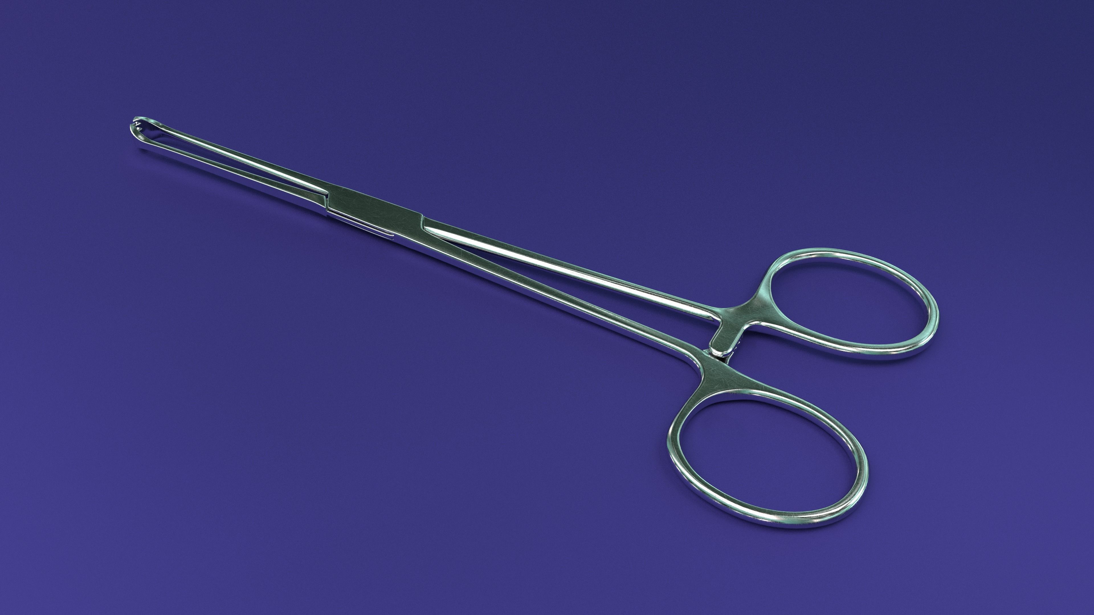 Allis Forceps  3D model_4