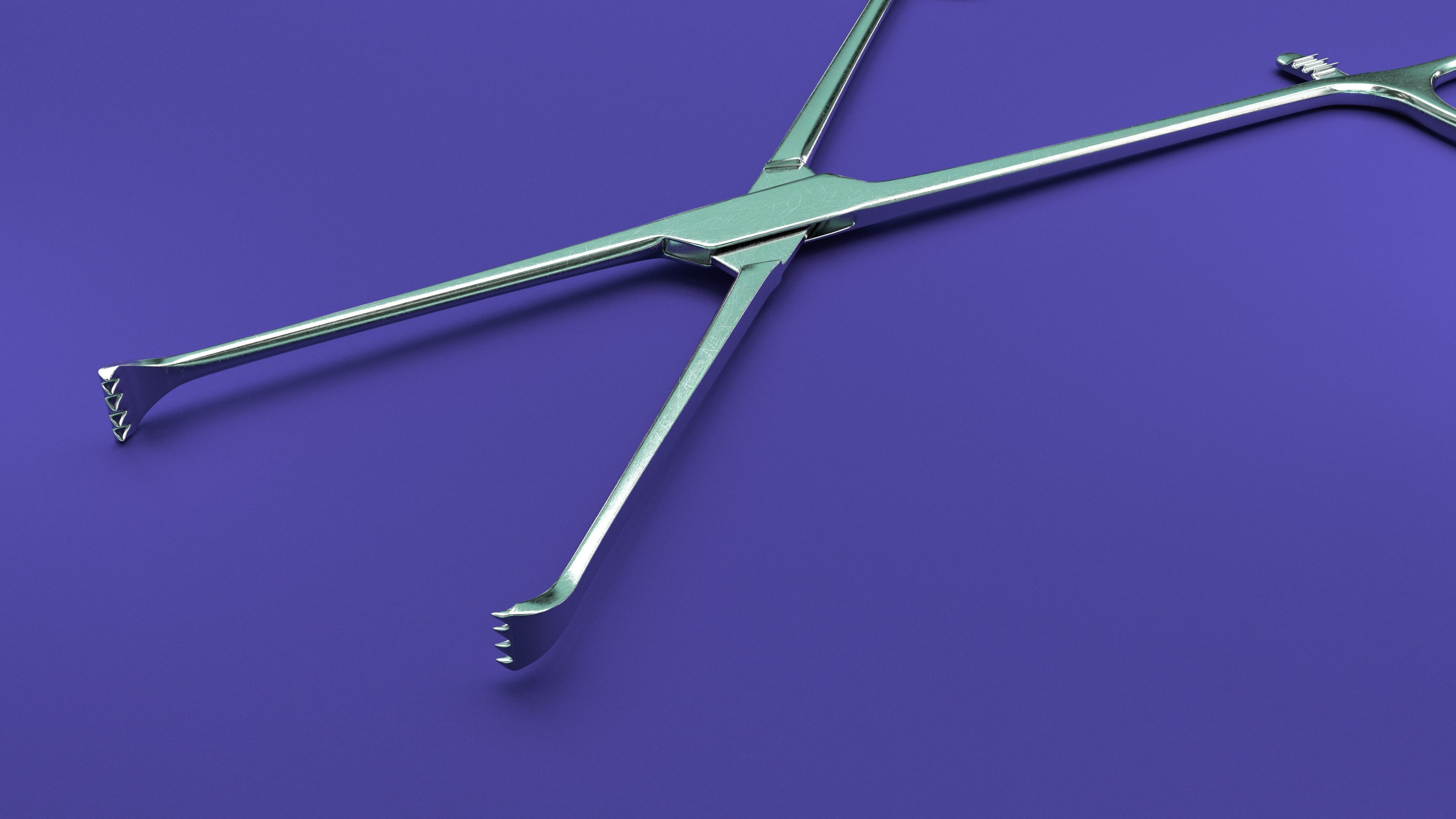 Allis Forceps  3D model_6
