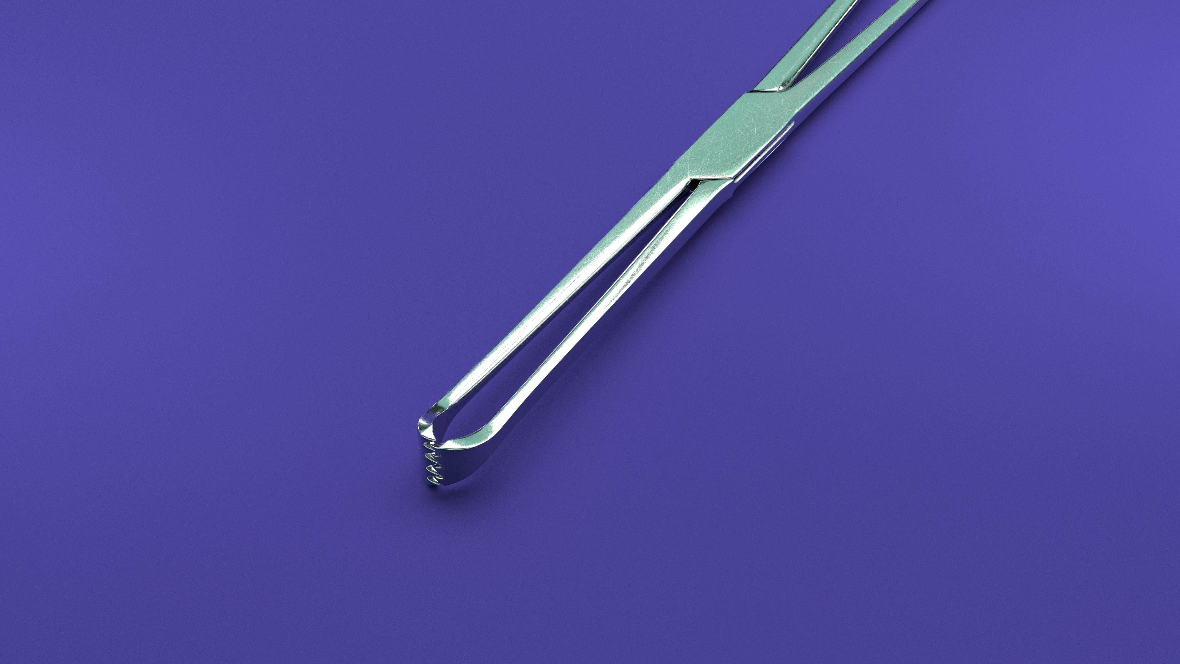 Allis Forceps  3D model_7