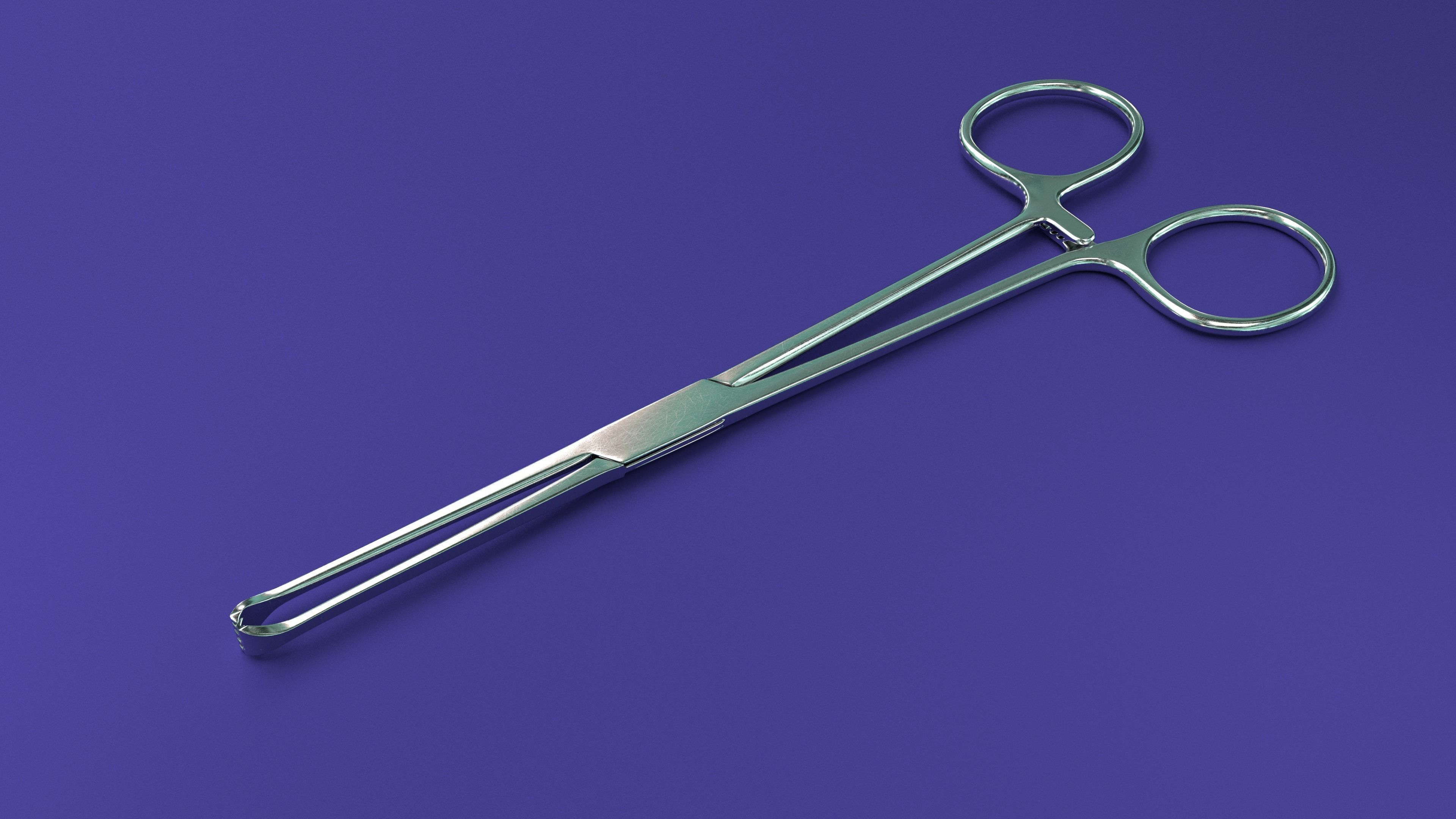 Allis Forceps  3D model_8