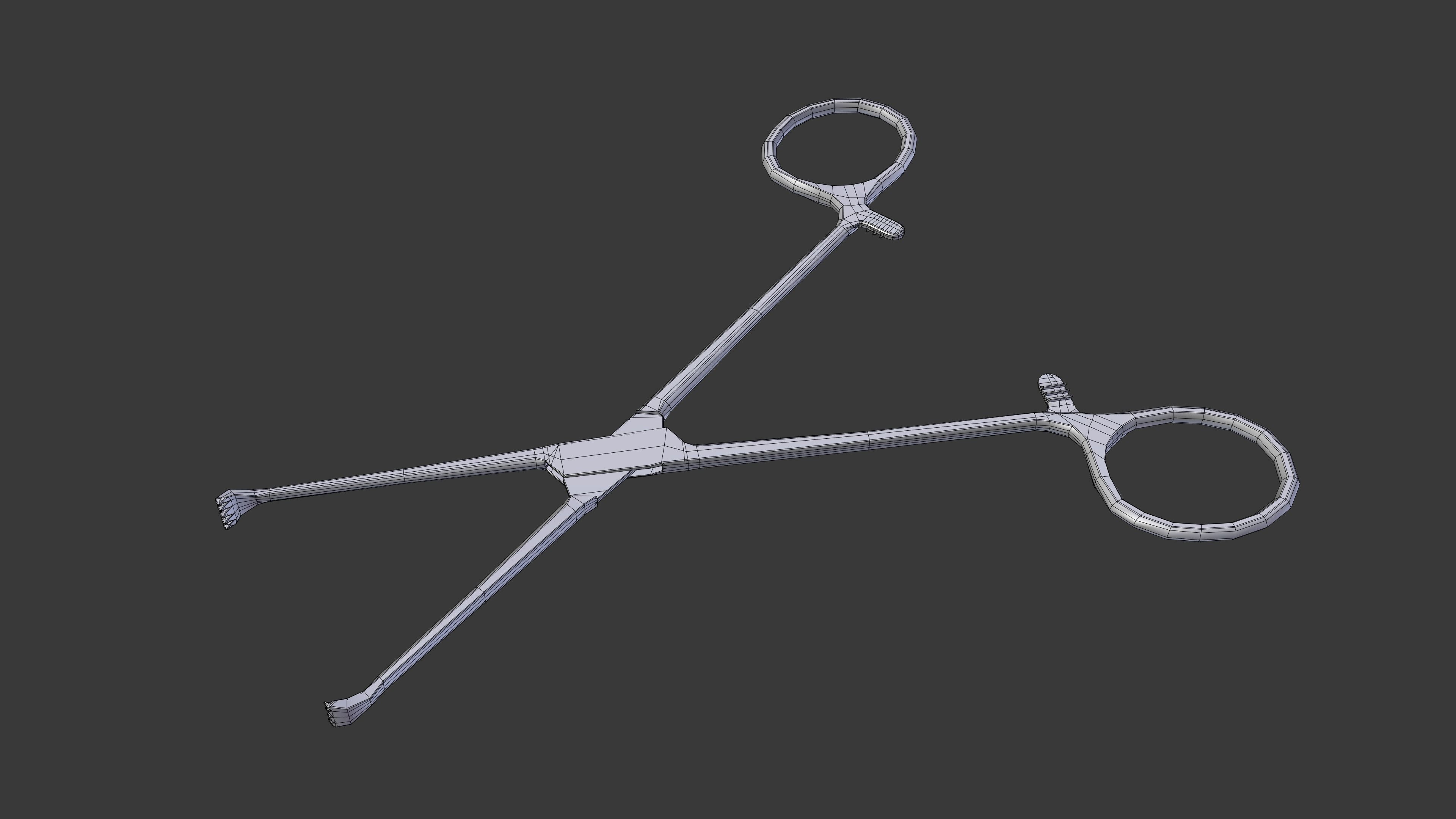Allis Forceps  3D model_10