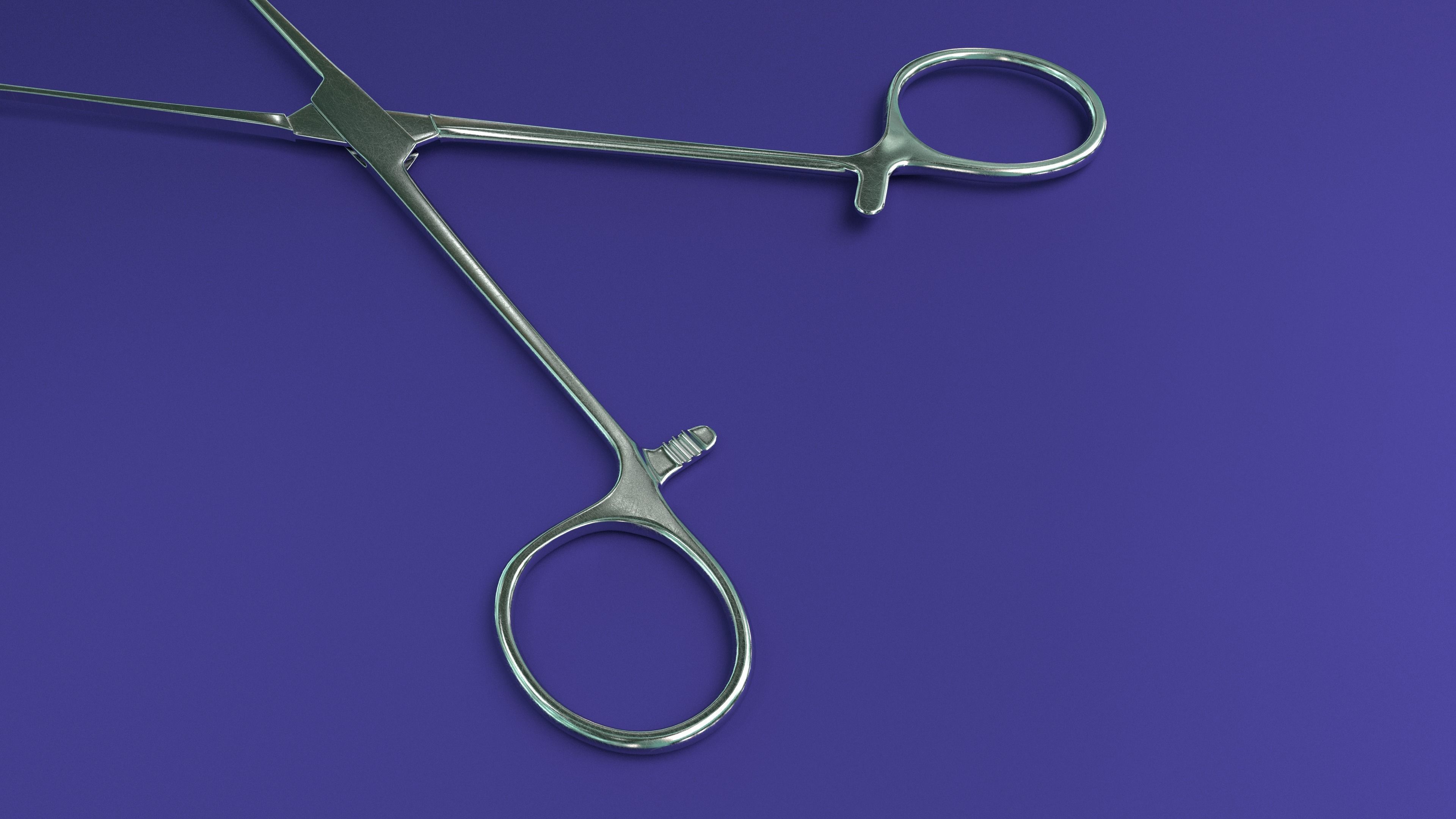 Allis Forceps  3D model_5