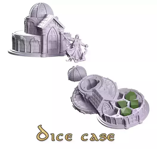 Dice case paladin  3D print model