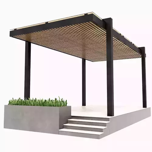 Pergola 3 gas station