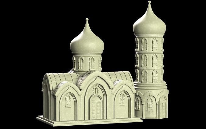 orthodox chapel 3D print model