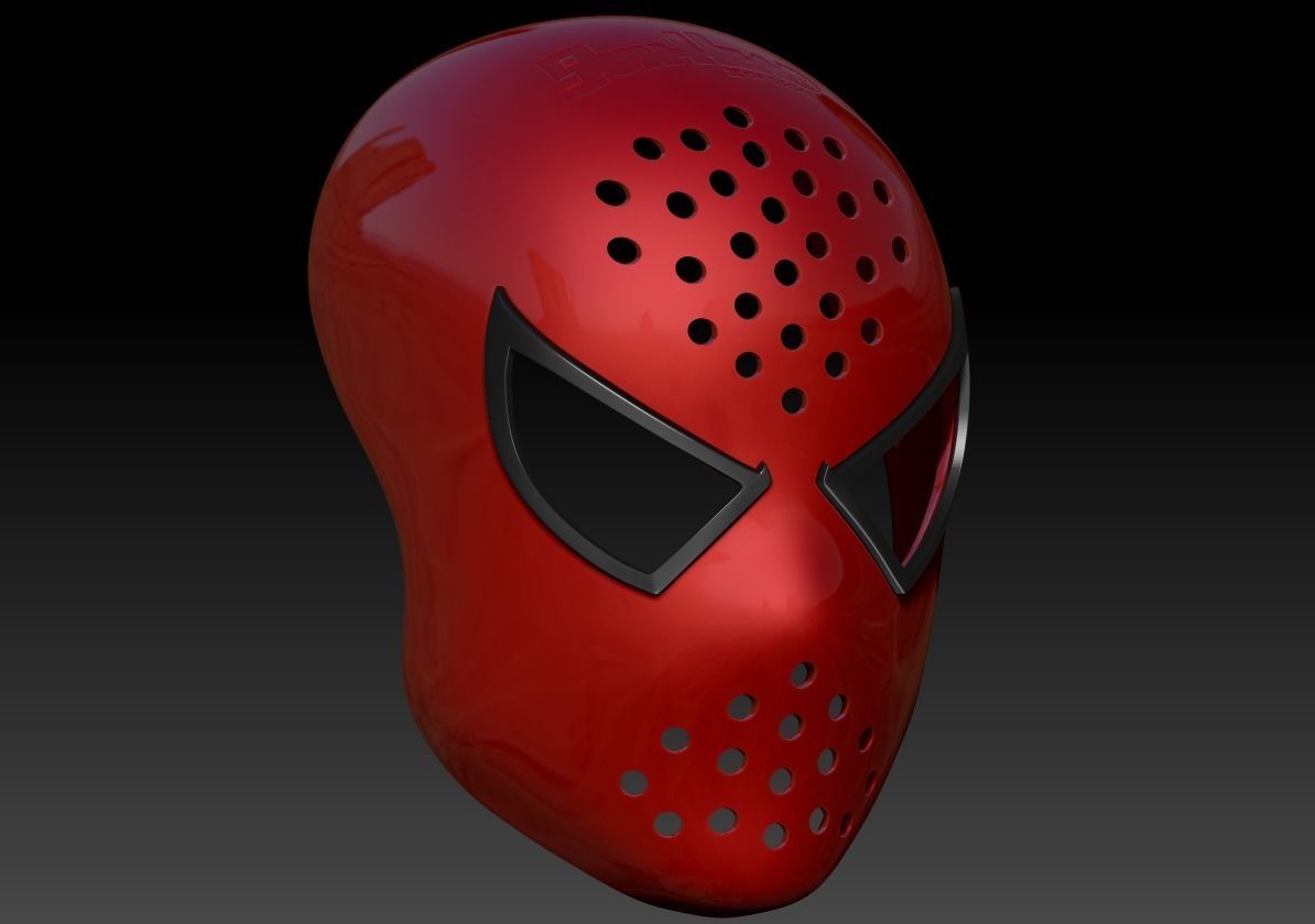 RAIMI SPIDER-MAN FACESHELL  LENSES 3D FILE 3D print model_2