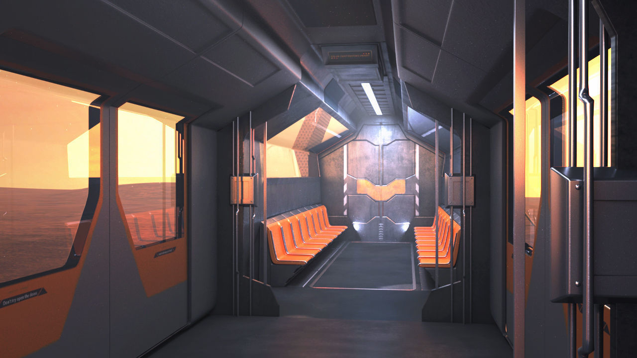 Train Star citizen 3D model_2