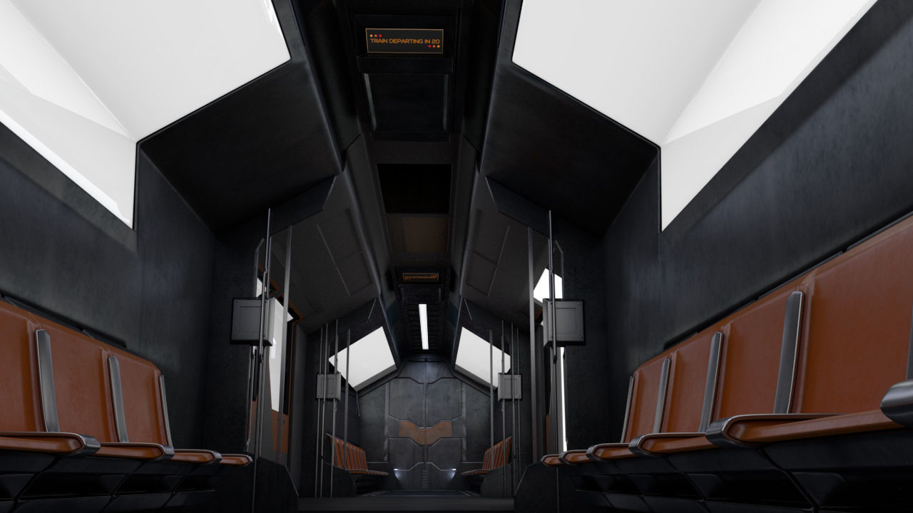 Train Star citizen 3D model_7