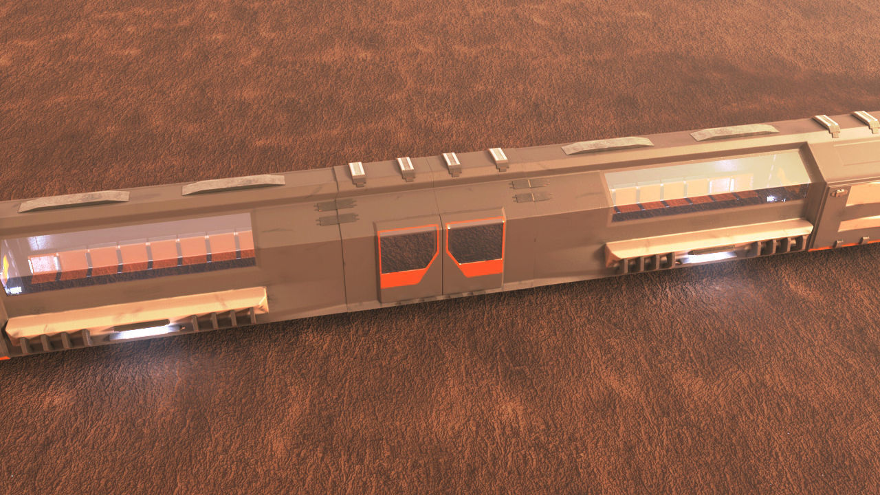 Train Star citizen 3D model_1