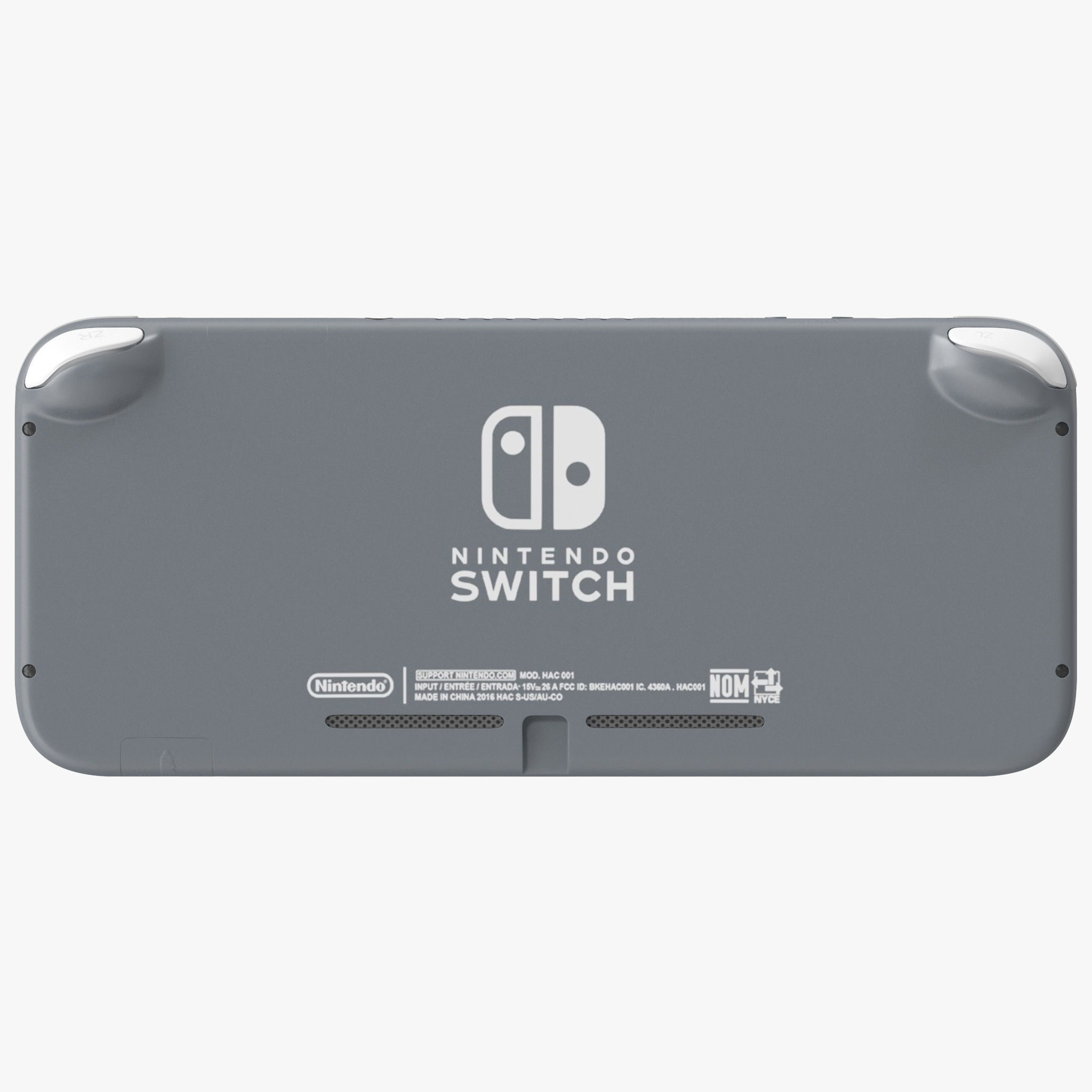 Nintendo Switch Lite - Gray 3D model_5