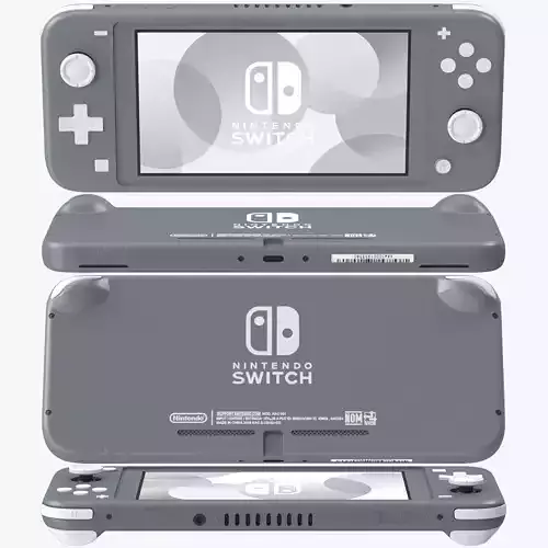 Nintendo Switch Lite - Gray 3D model