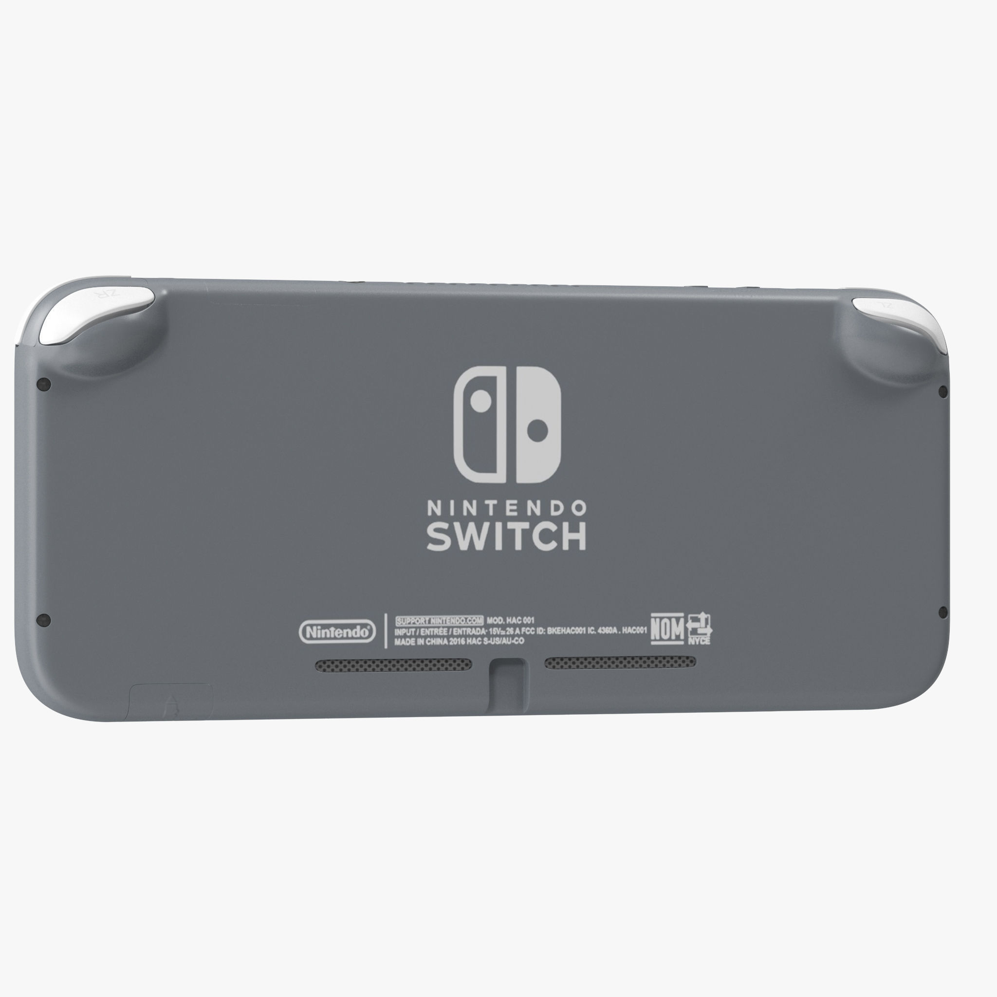 Nintendo Switch Lite - Gray 3D model_7