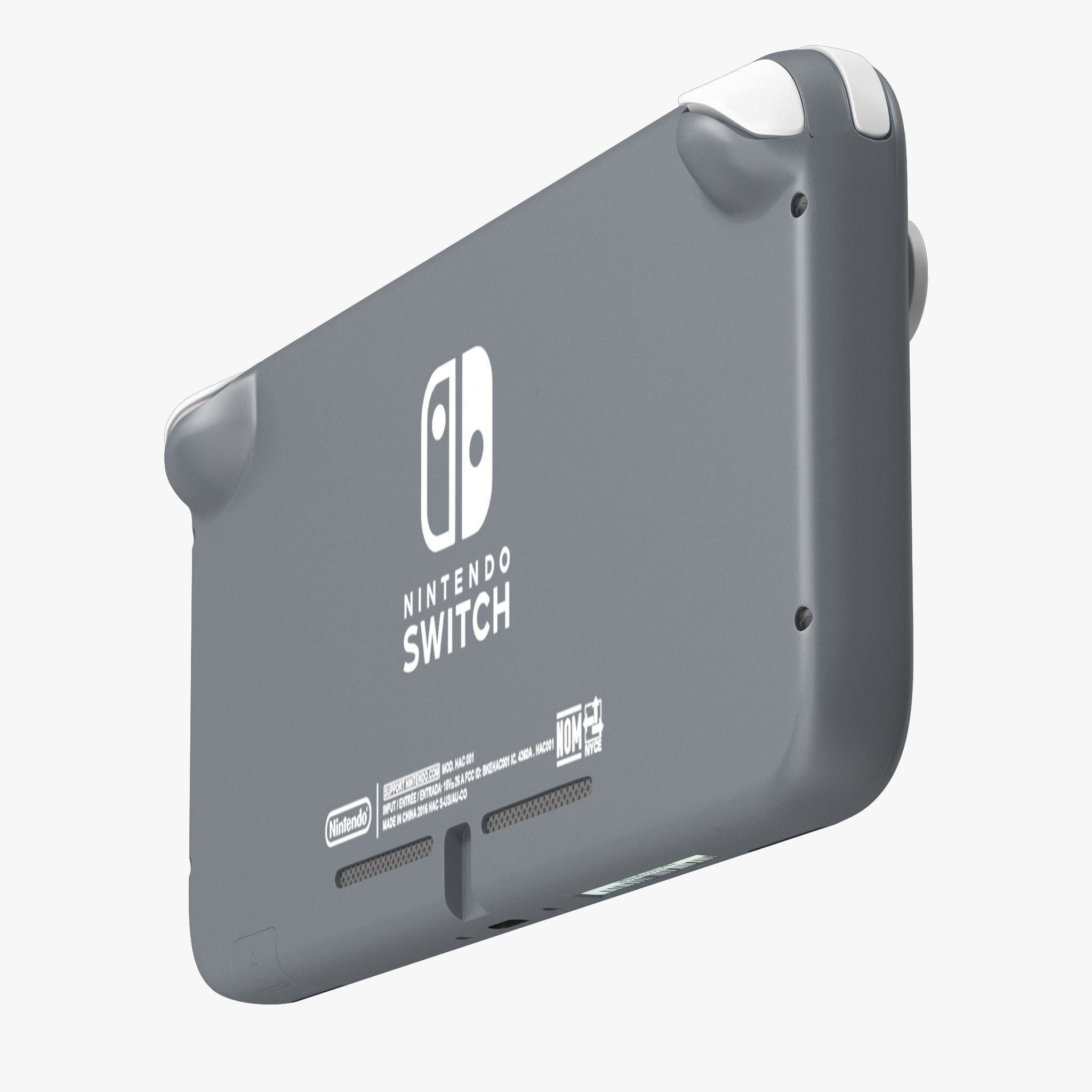 Nintendo Switch Lite - Gray 3D model_10