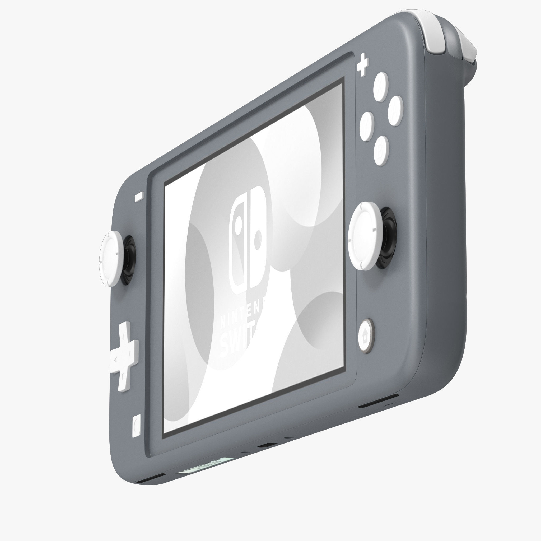 Nintendo Switch Lite - Gray 3D model_9