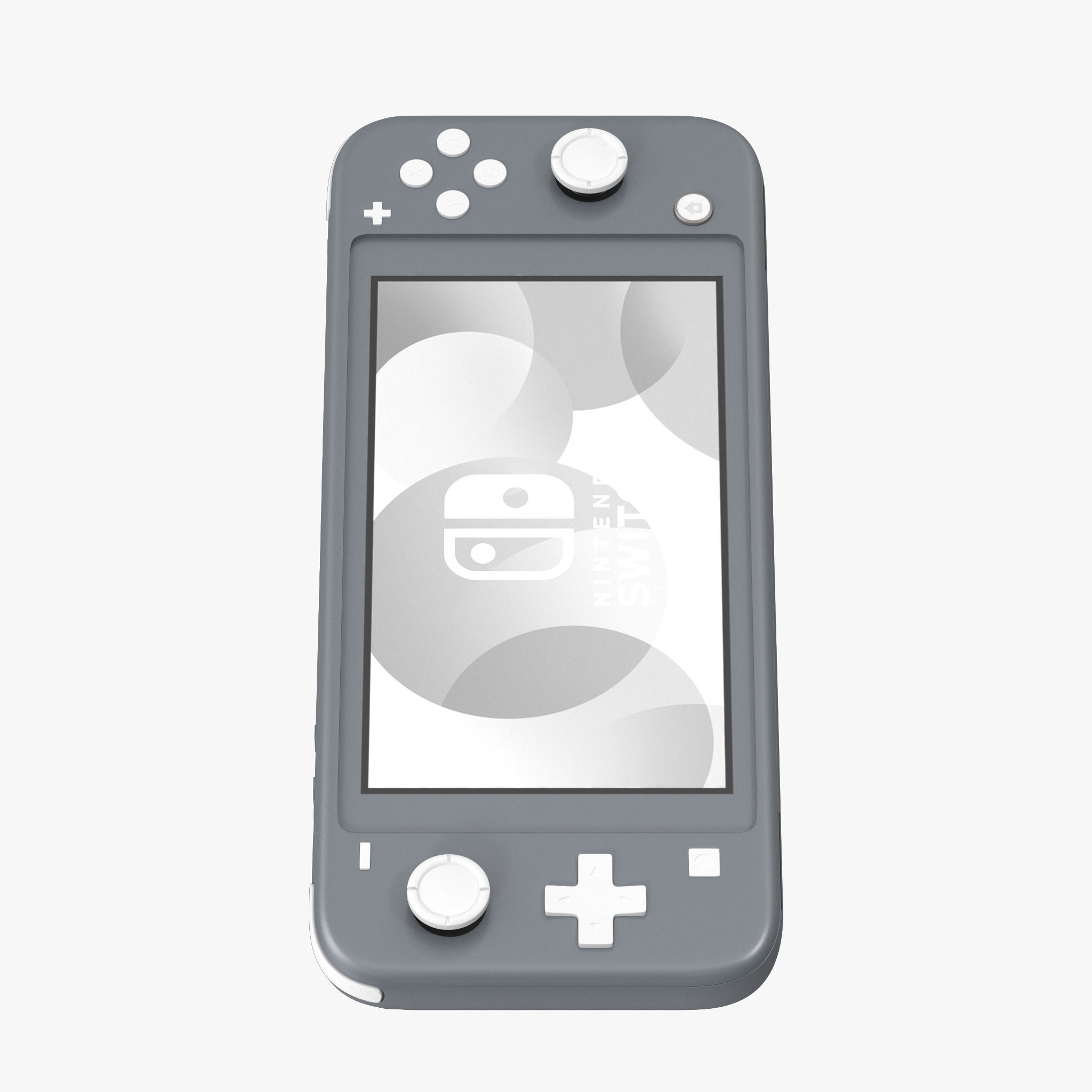 Nintendo Switch Lite - Gray 3D model_17