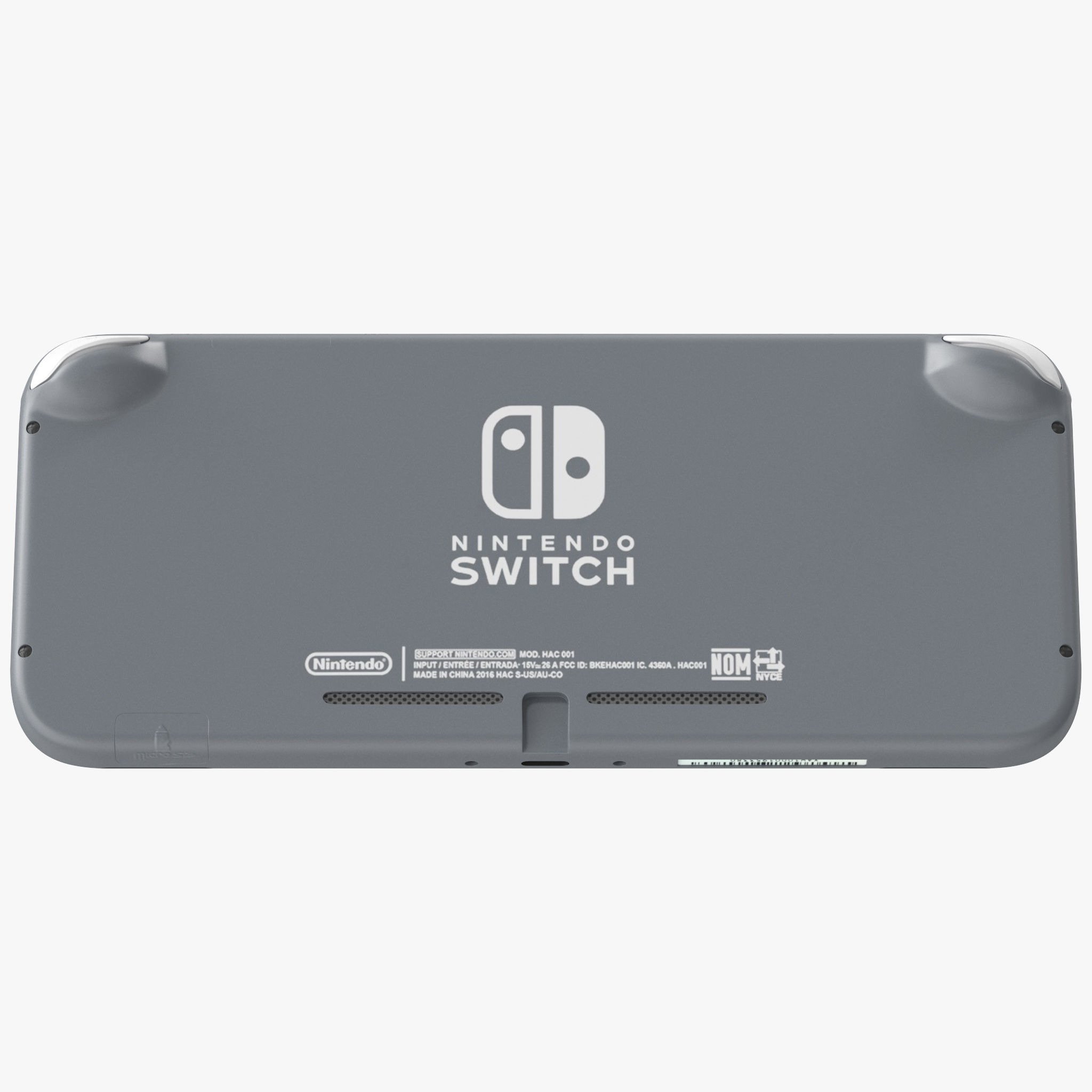 Nintendo Switch Lite - Gray 3D model_3