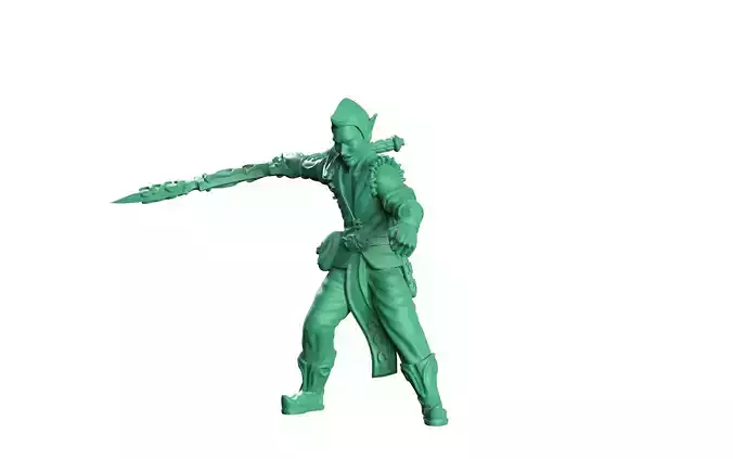 Wood elf soldiers 3D print model