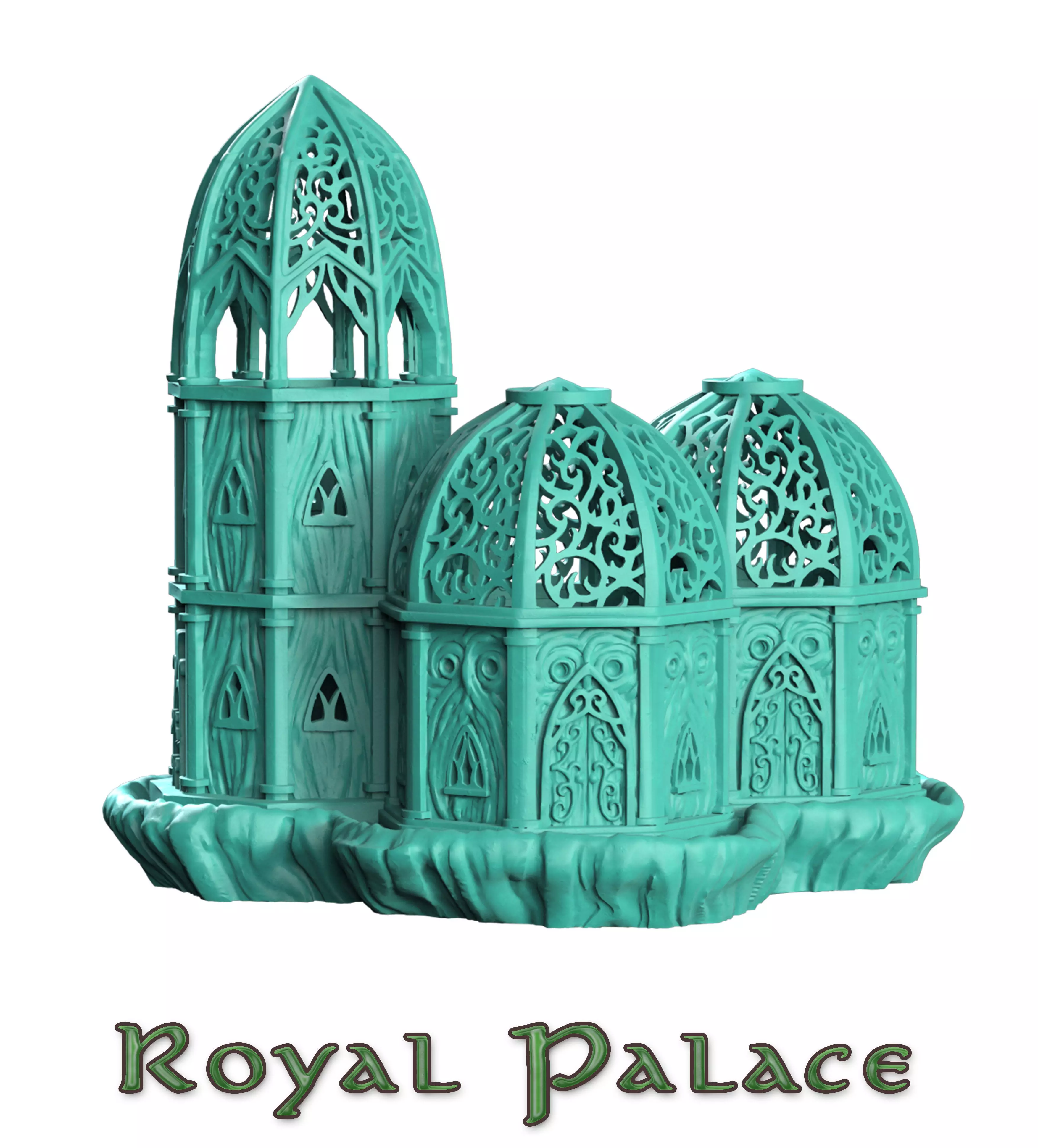royal palace wood elf 3D print model_0