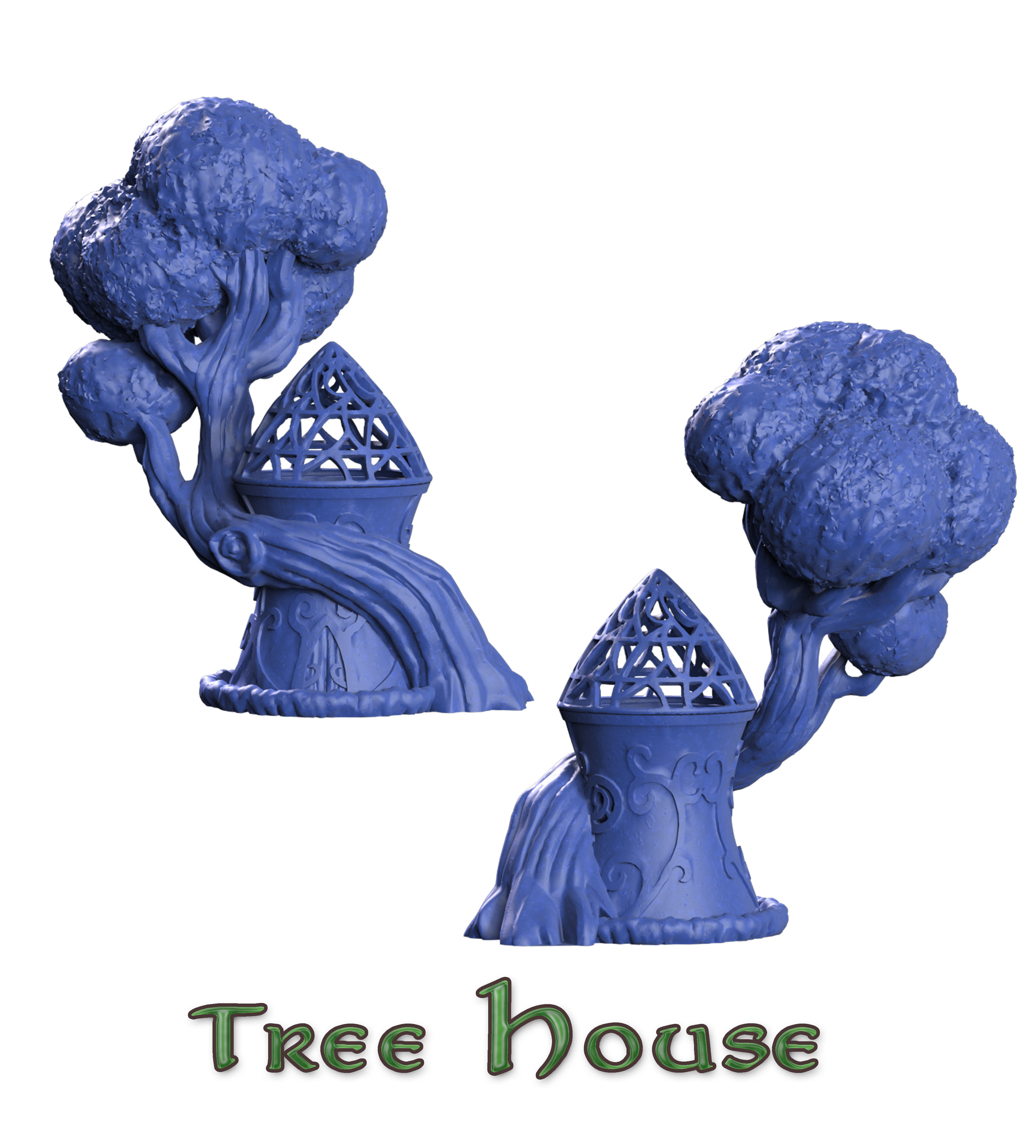 Tree House 3D print model_3