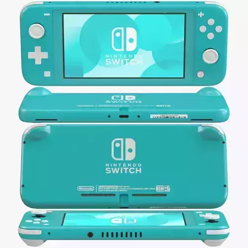 Nintendo Switch Lite - Turquoise 3D model