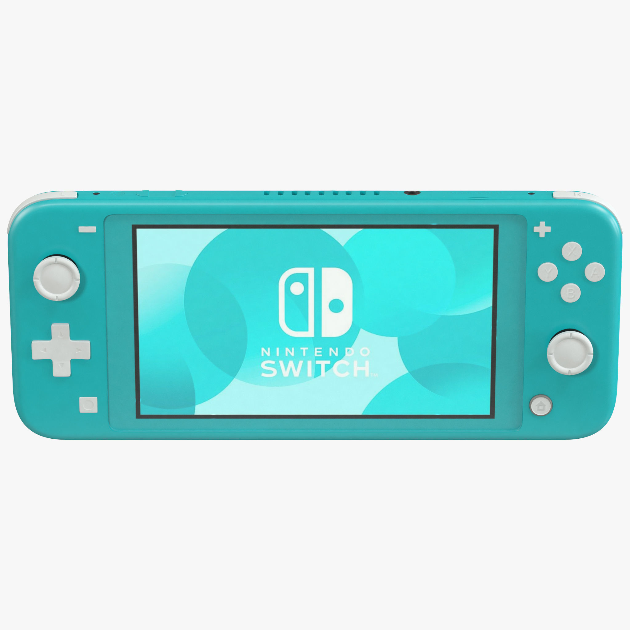 Nintendo Switch Lite - Turquoise 3D model | CGTrader