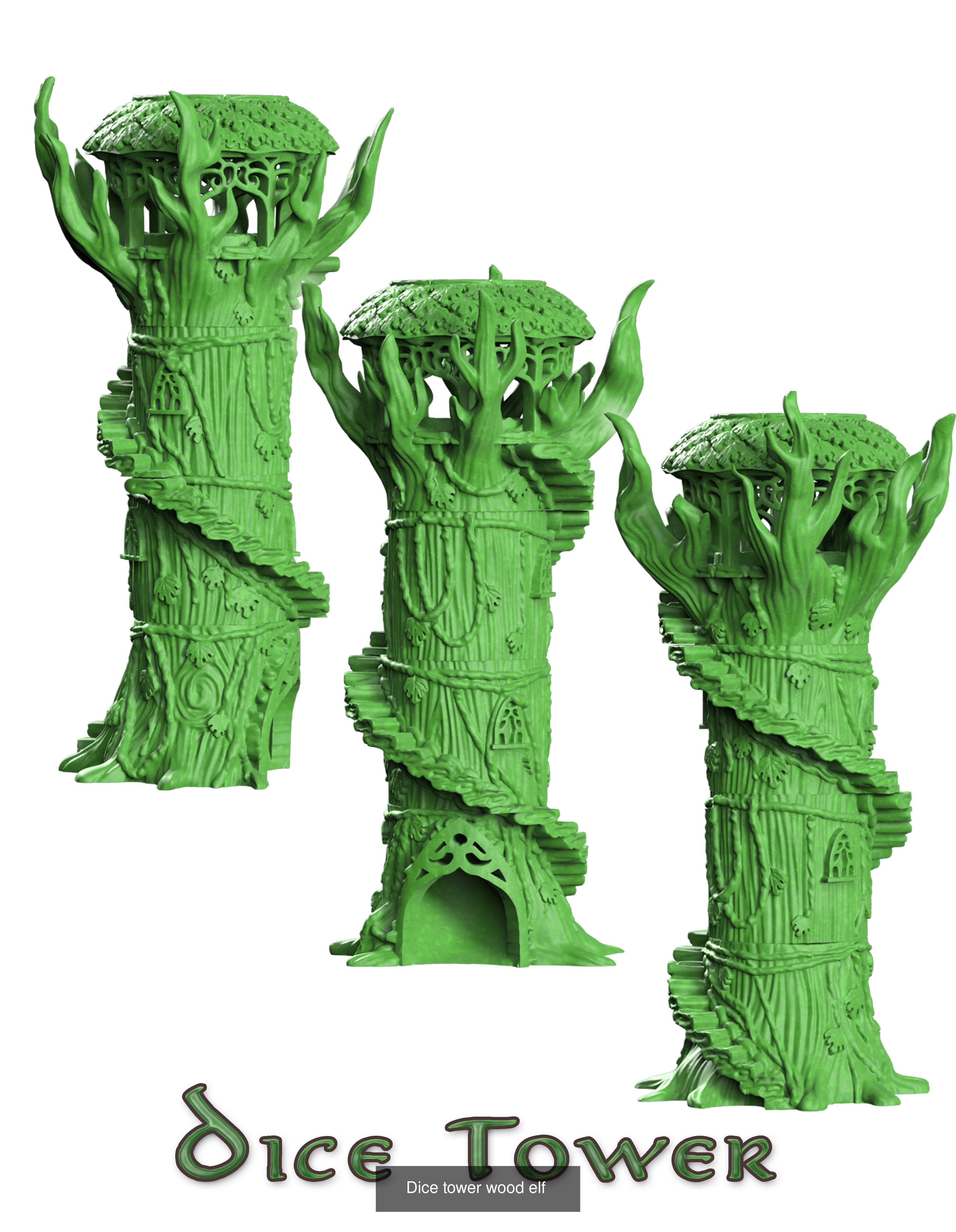 Wood elf Bundle 3D Model Collection_9