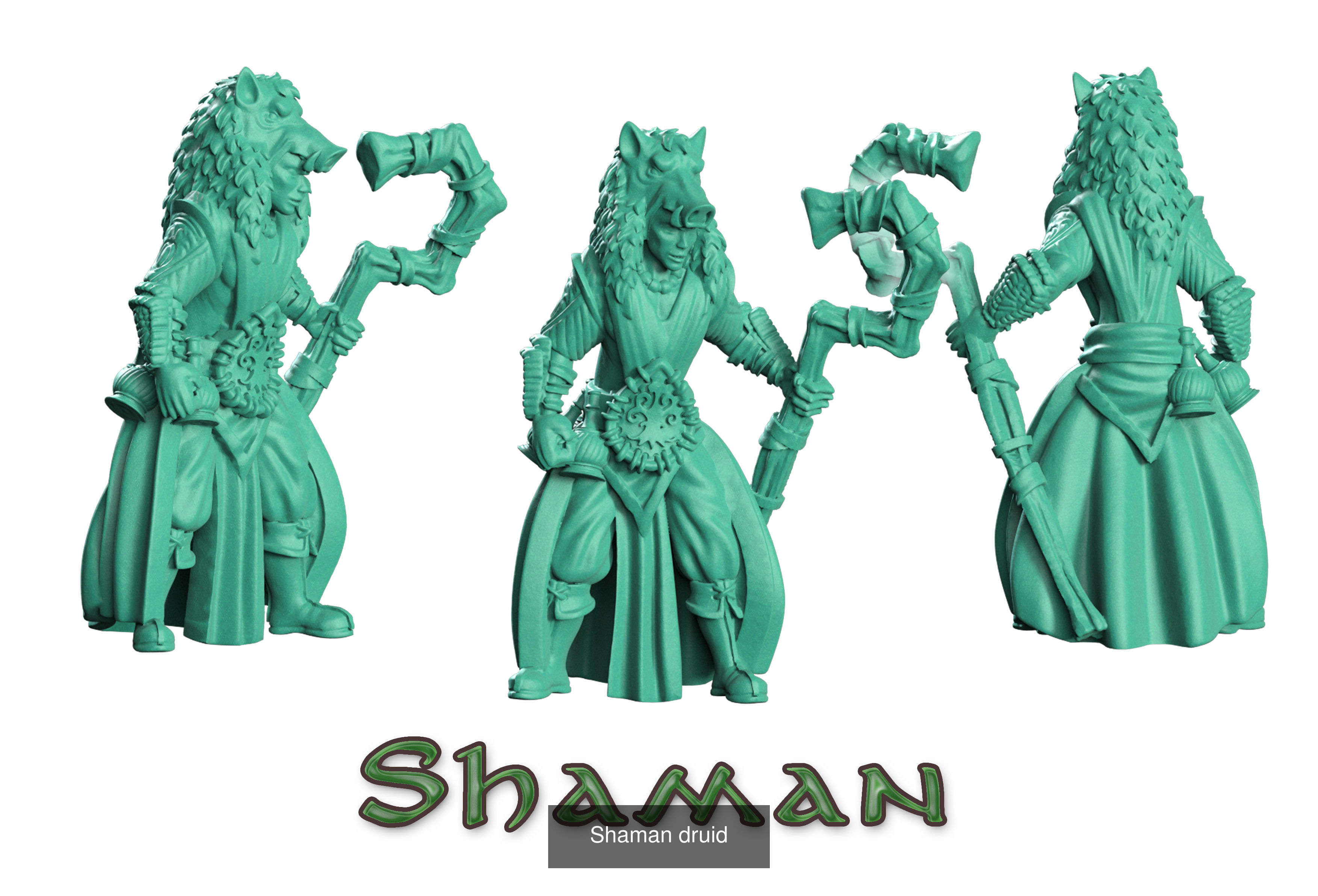 Wood elf Bundle 3D Model Collection_2