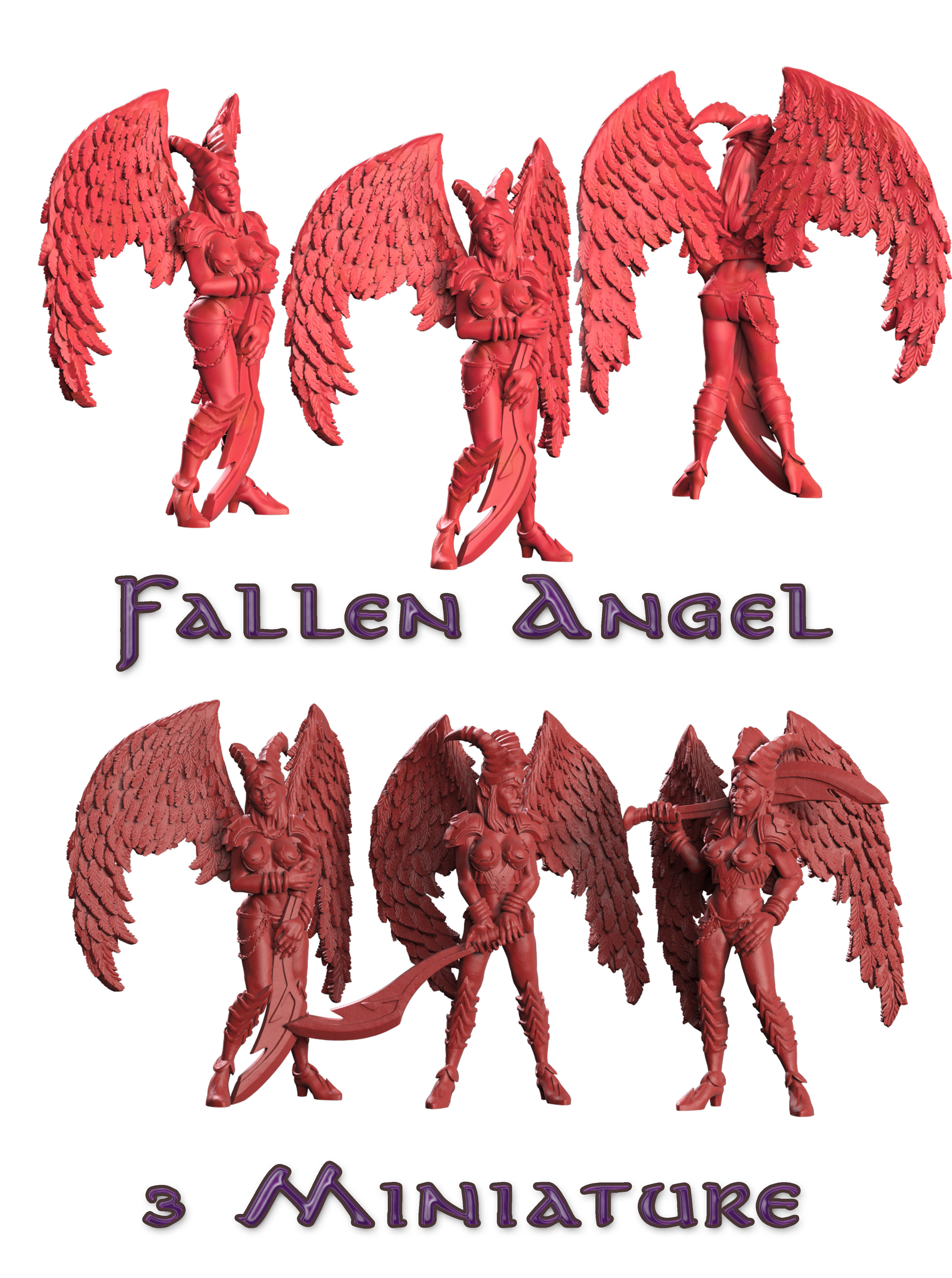 Fallen angels 3D print model_5