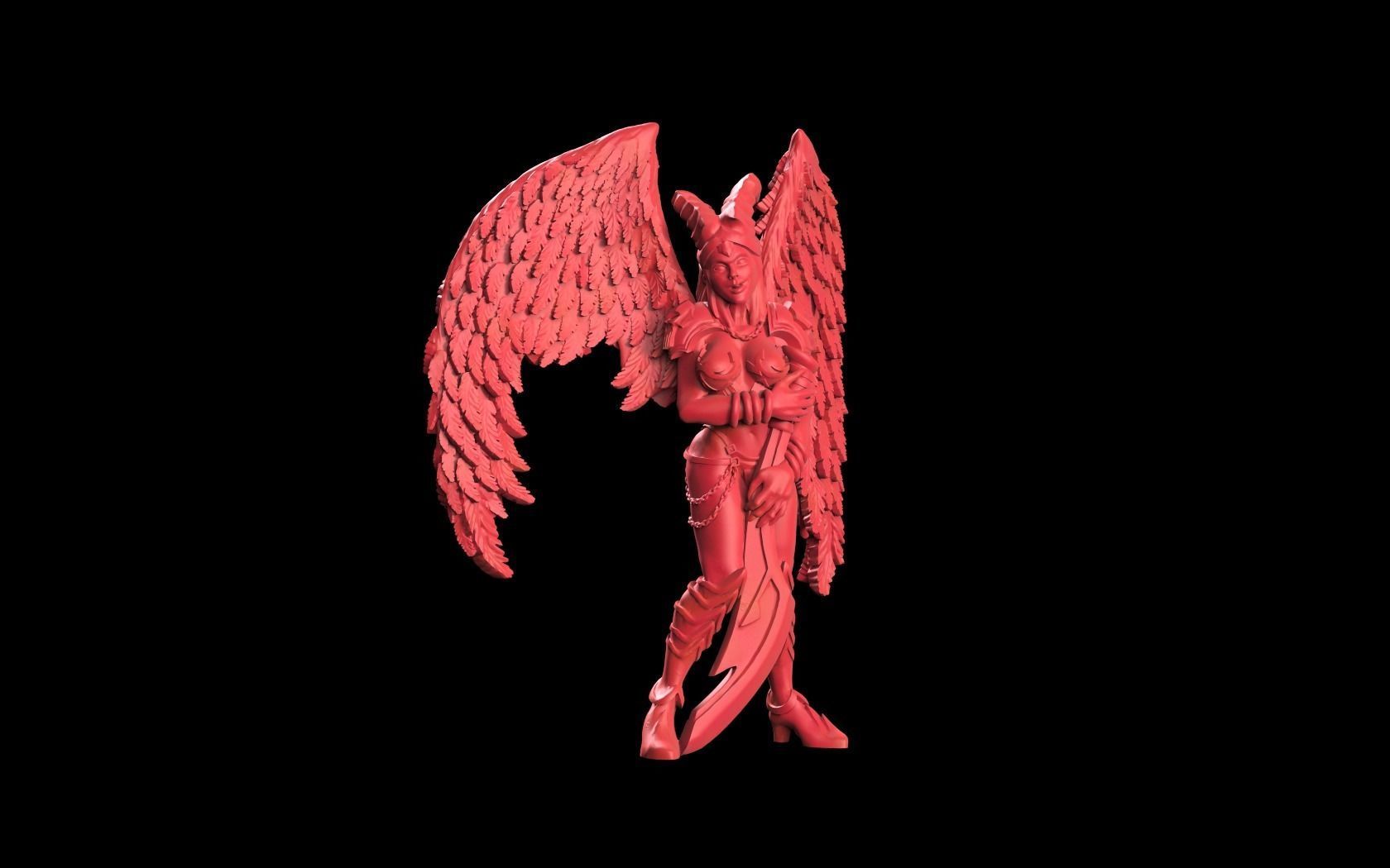 Fallen angels 3D print model_1