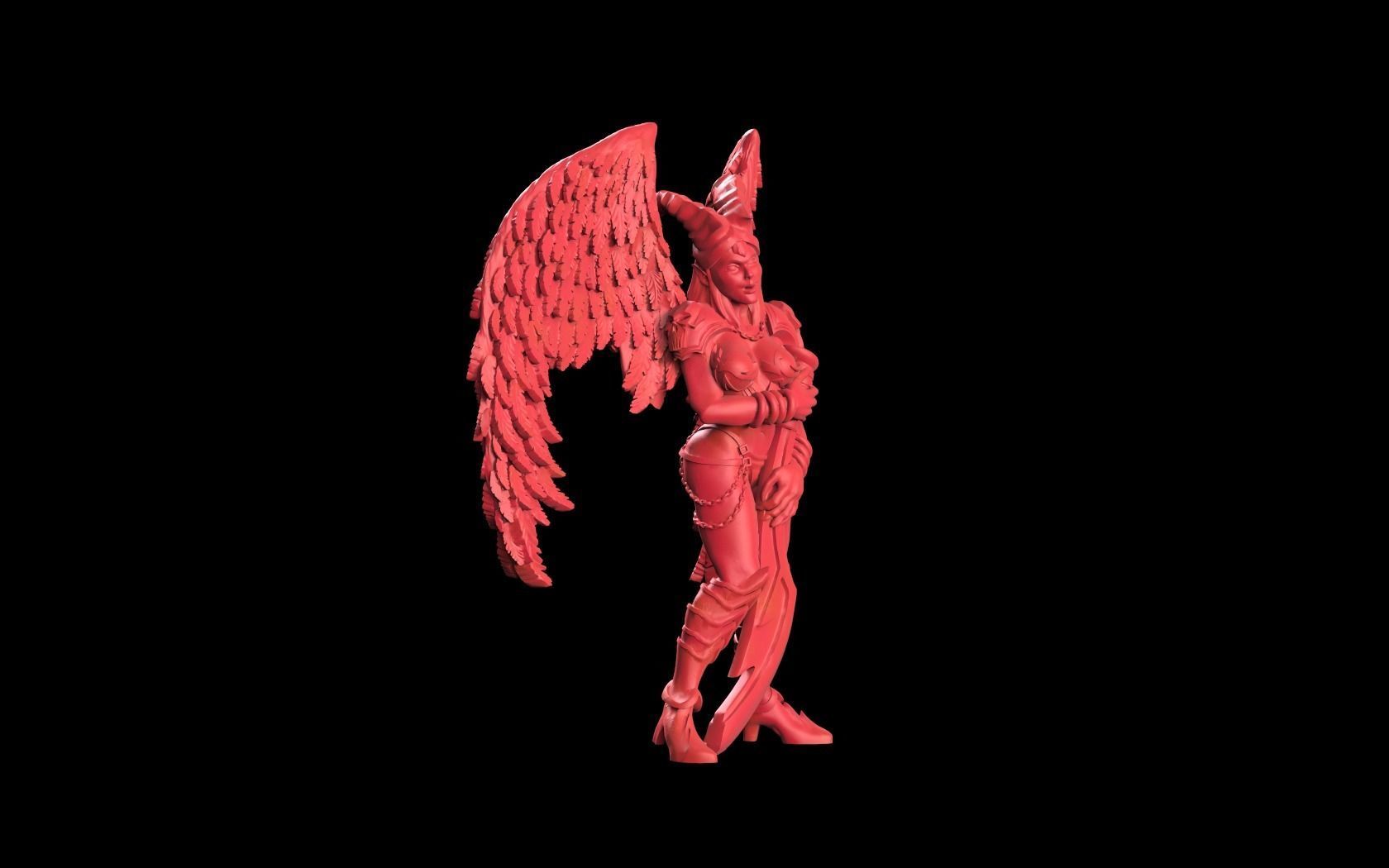 Fallen angels 3D print model_2