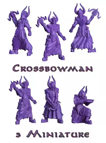 shooters chaos army 3D print model