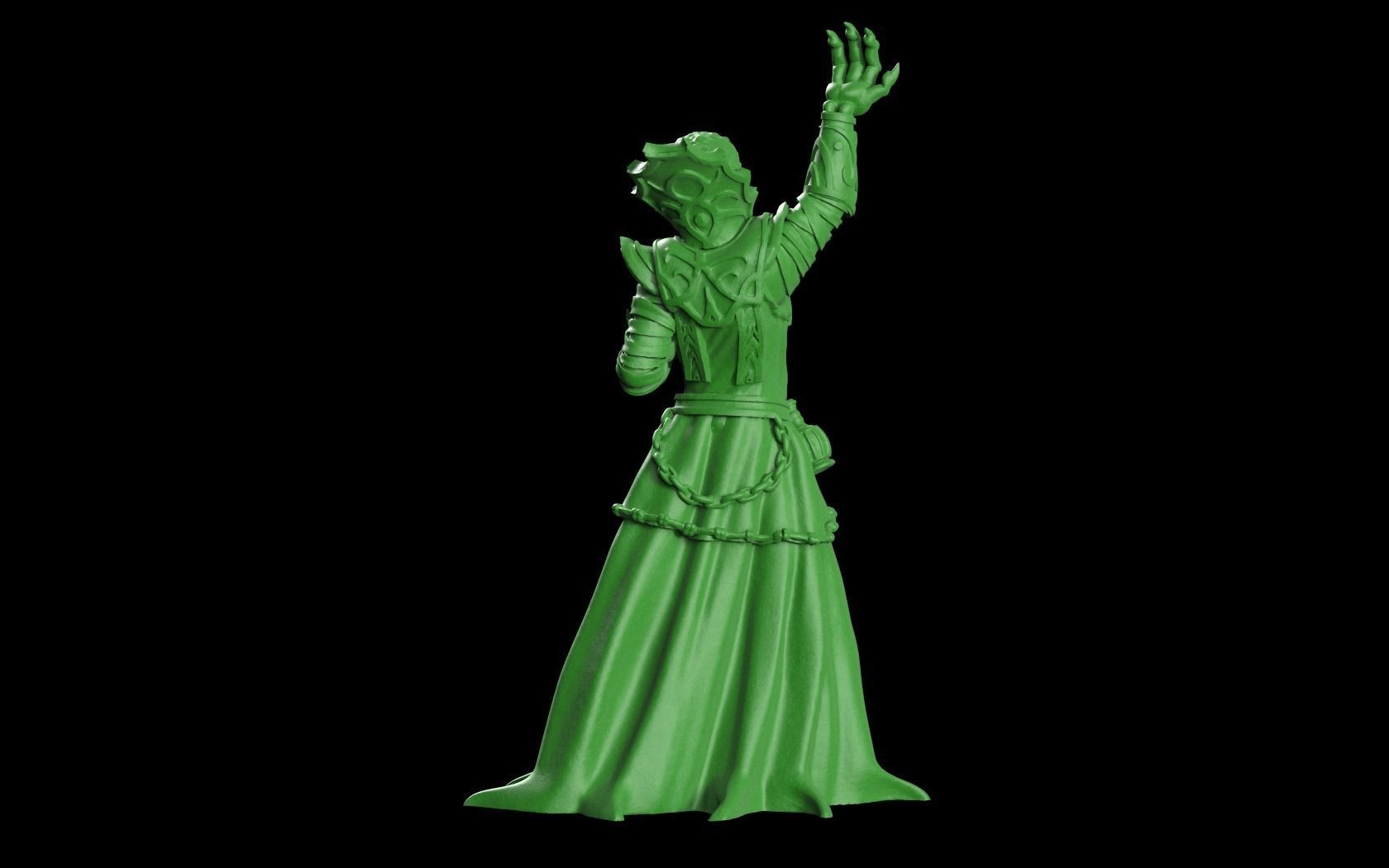 Chaos wizard 3D print model_2