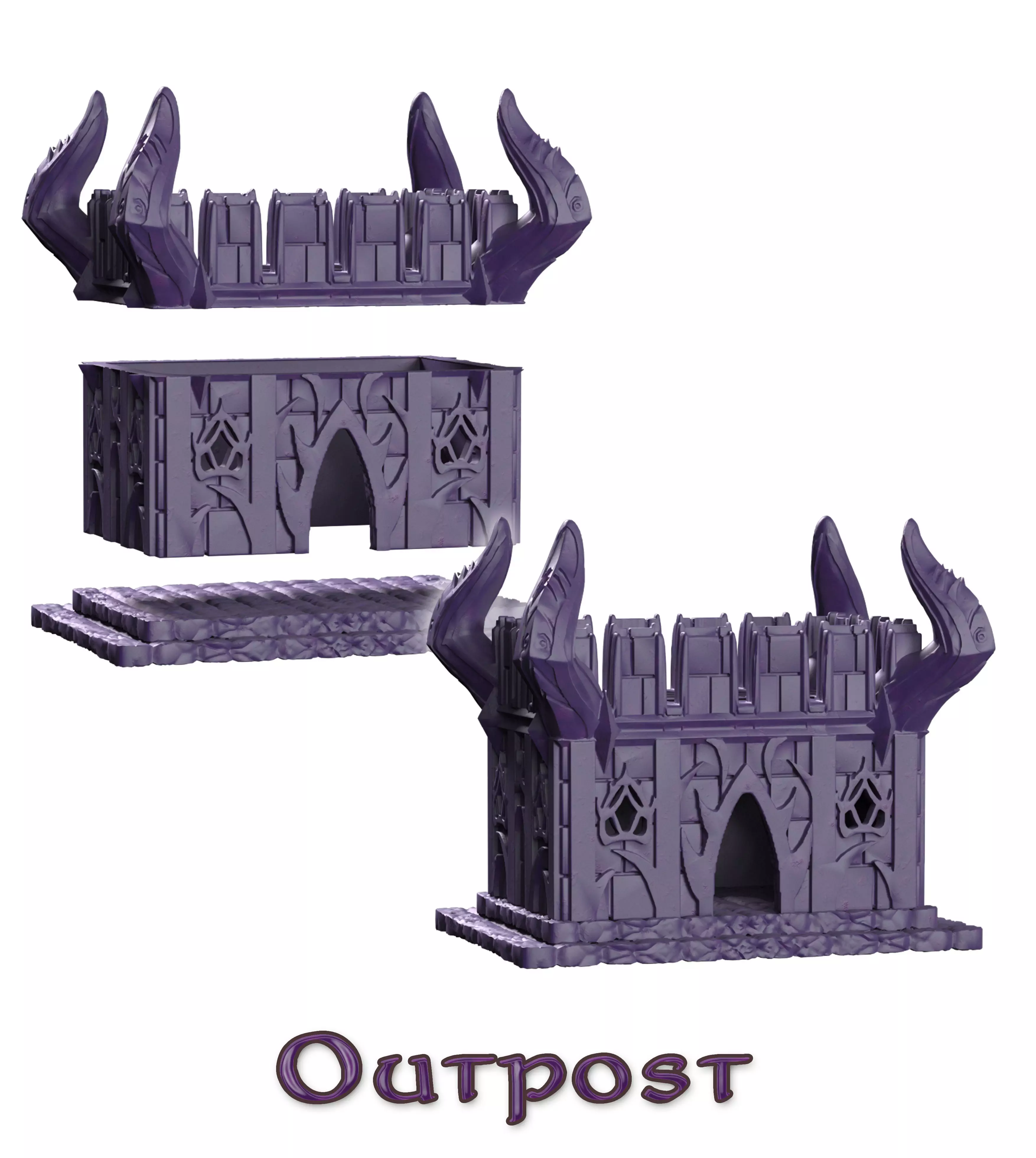 Chaos outpost 3D print model