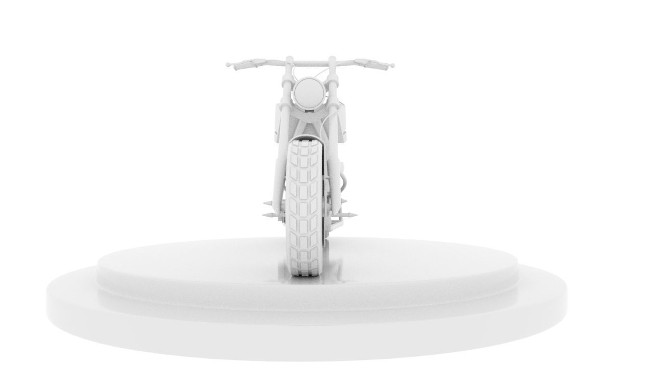 Chopper skull fire 3D model_10