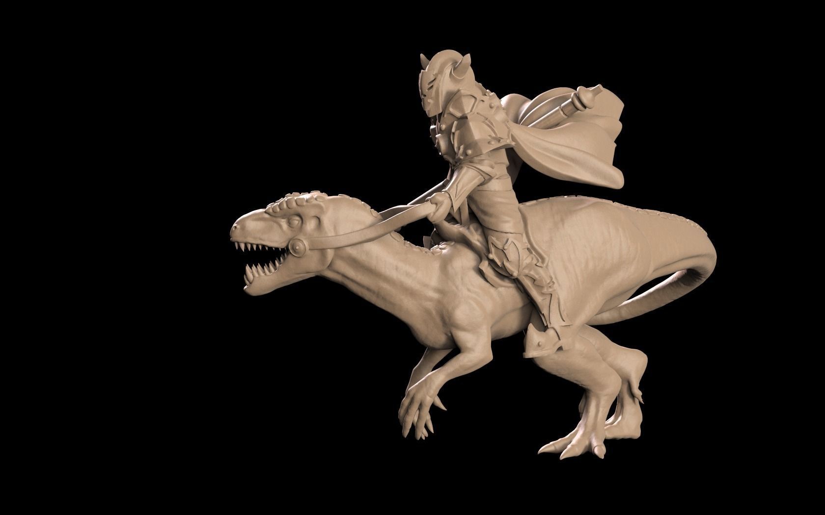 Raptor rider 3D print model_3