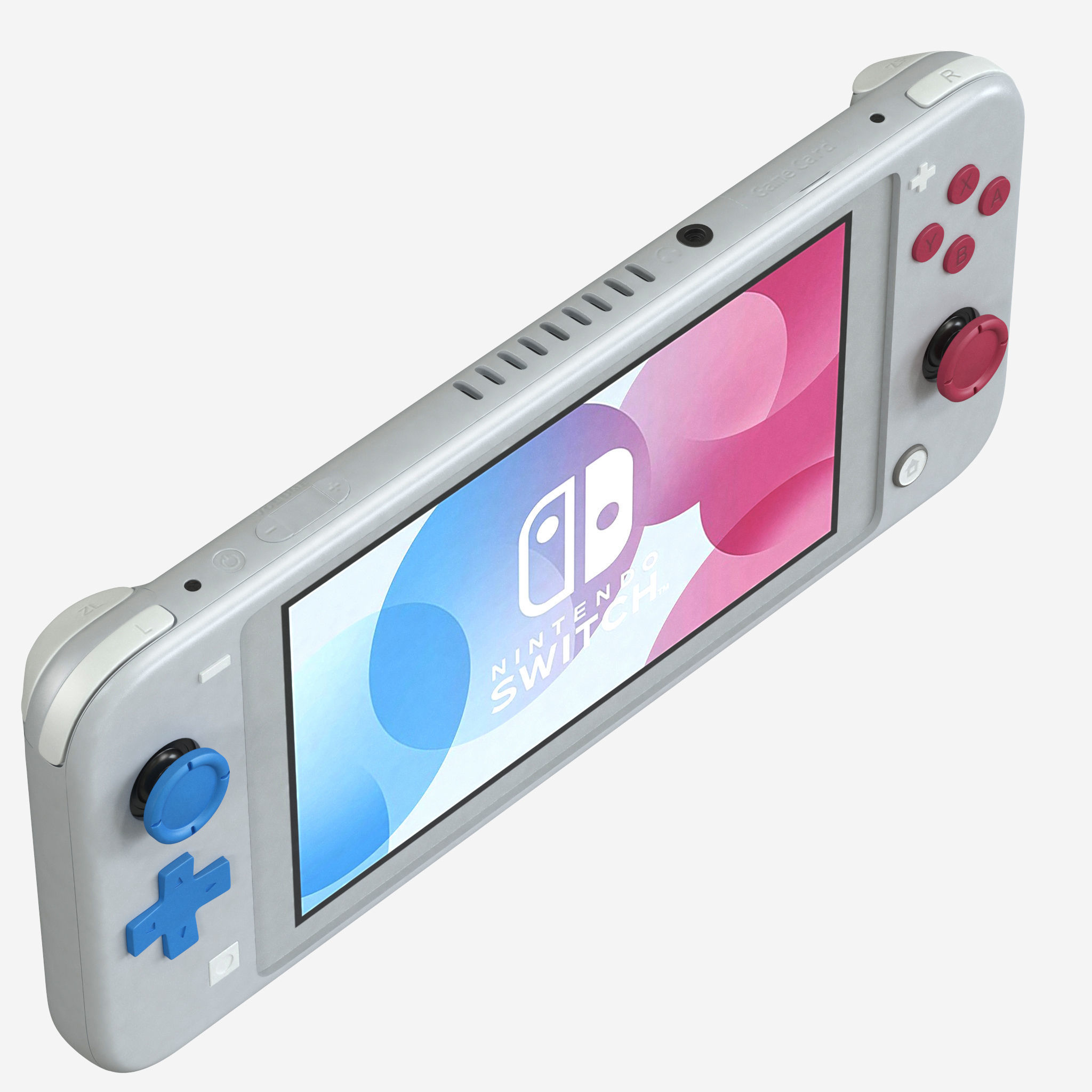 Nintendo Switch Lite Zacian and Zamazenta Edition 3D model_4