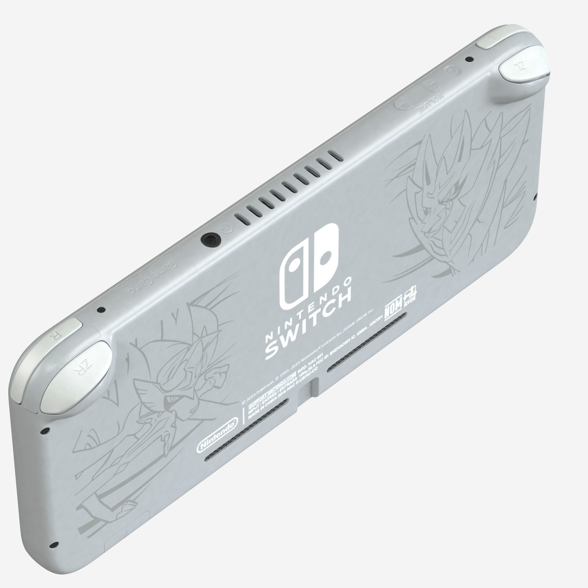 Nintendo Switch Lite Zacian and Zamazenta Edition 3D model_5