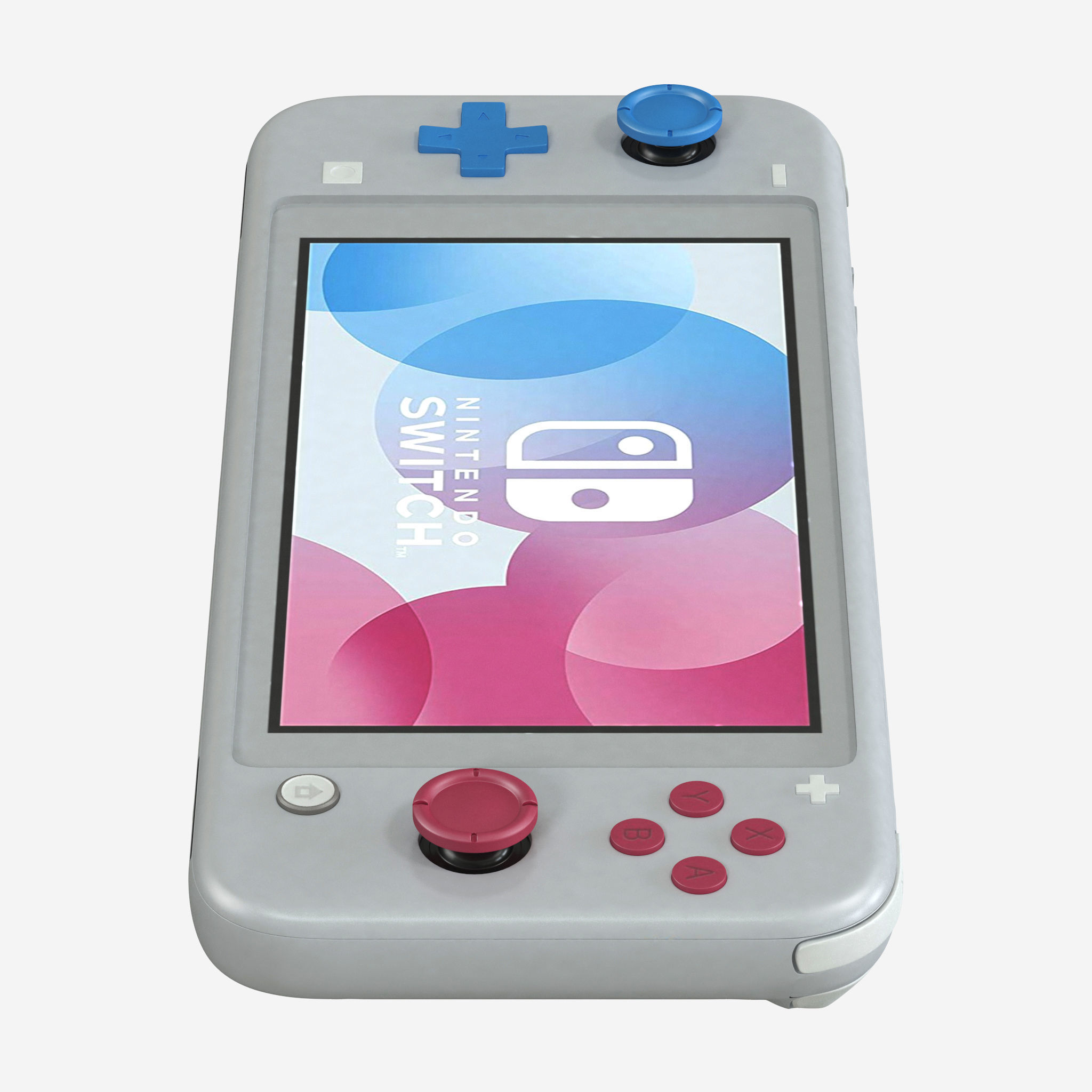 Nintendo Switch Lite Zacian and Zamazenta Edition 3D model_25