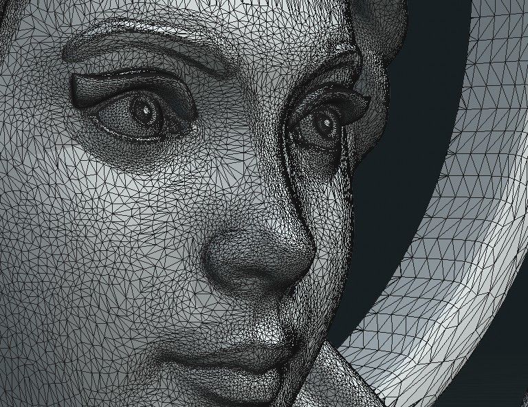 Angel Relief 3D print model_18