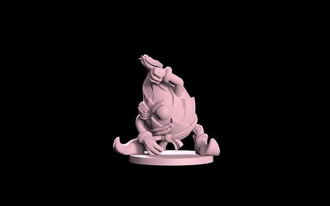 Dragon fruit Monk 3D print model