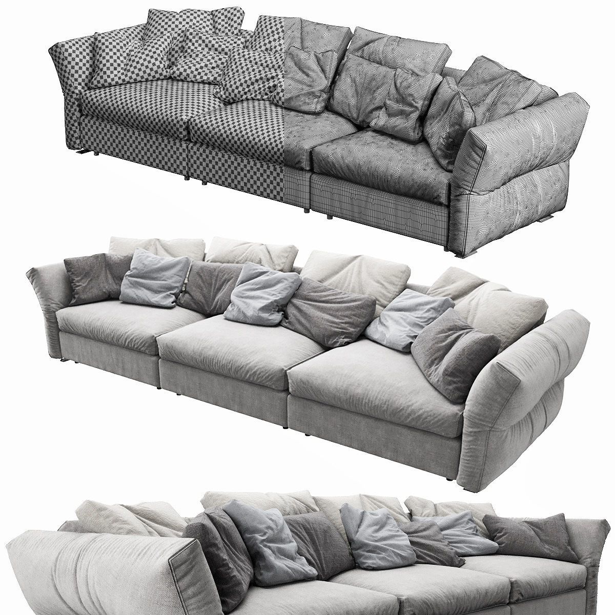 Flexform Newbridge 3D model_3