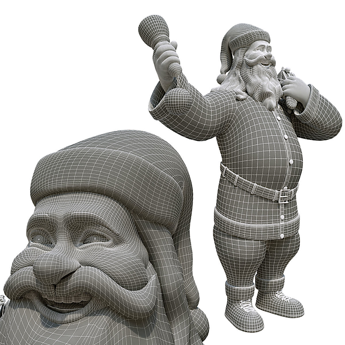 Santa Claus 3D model_7