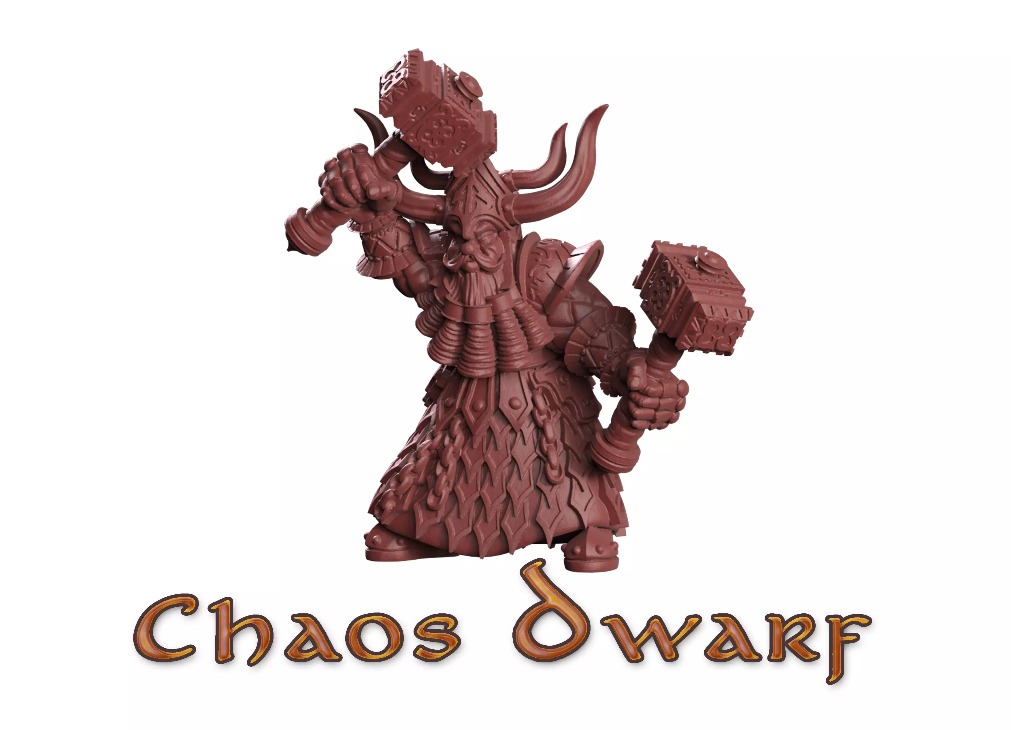 Chaos dwarf 3D print model