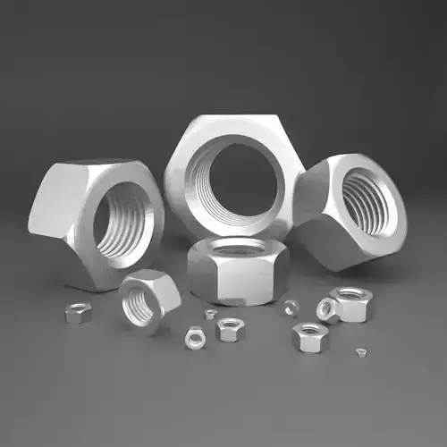 Nut DIN 934 - similar ISO 4032 - M2 to M90