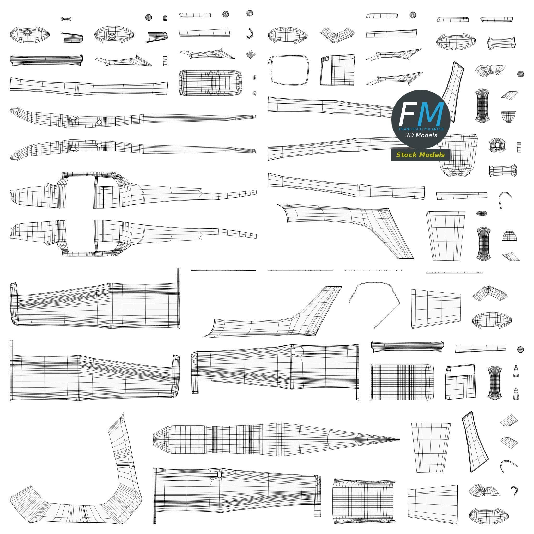 Toy personal use airplane 3D model_11