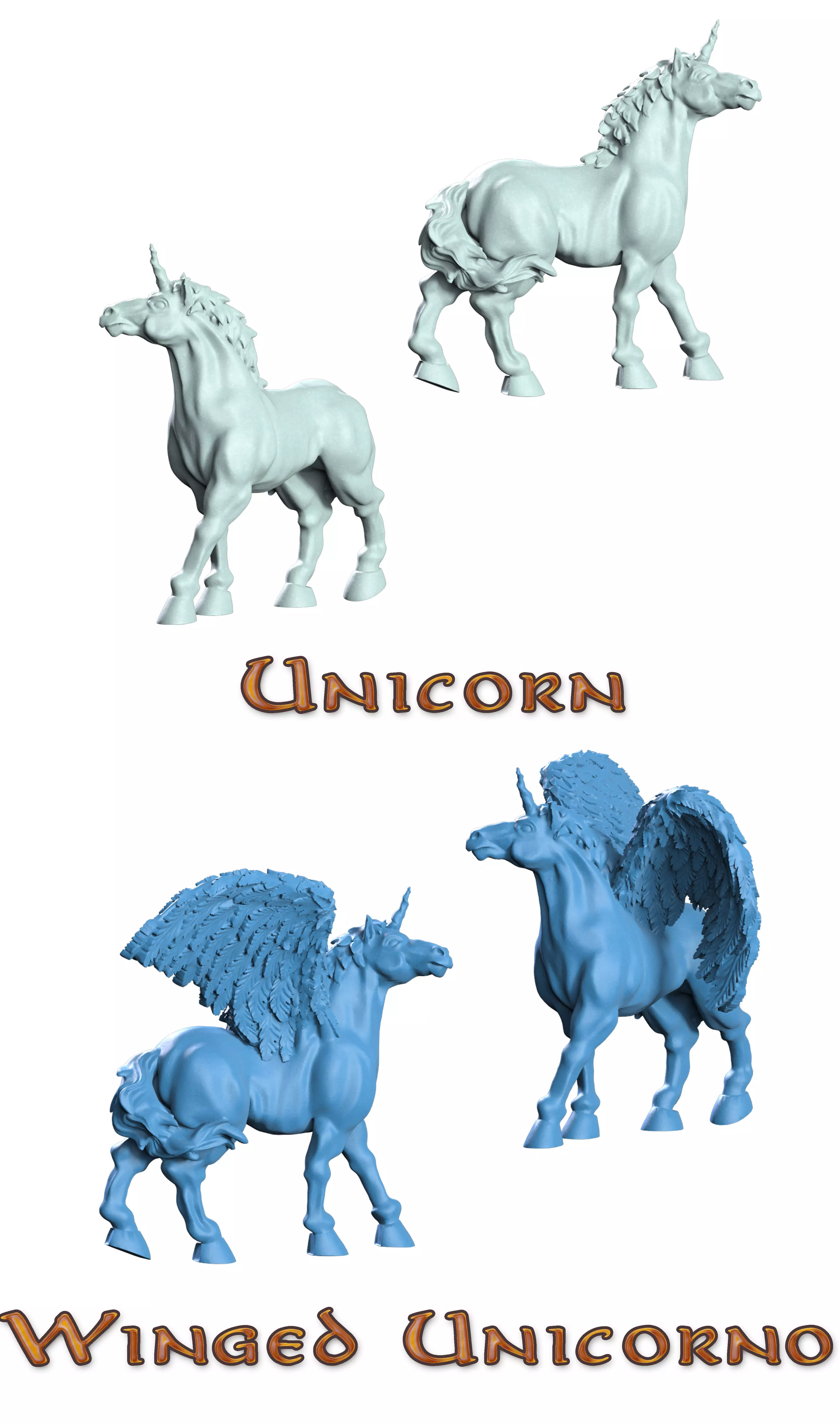 Unicorn Free 3D print model
