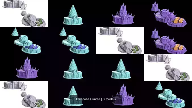Dicecase Bundle 3D Model Collection