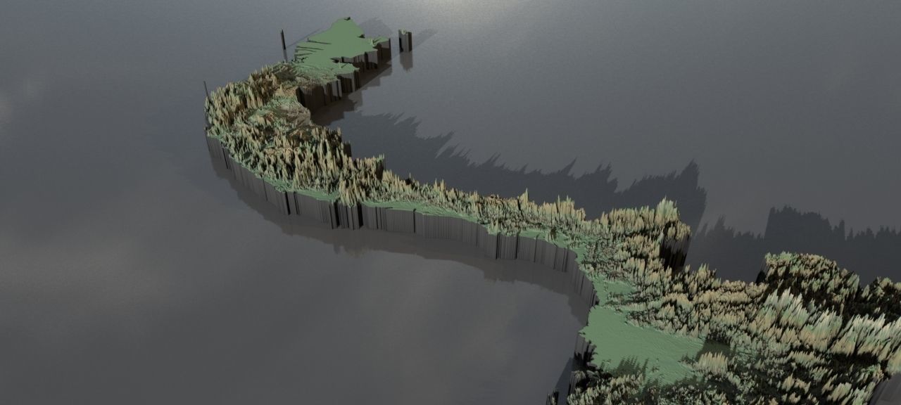 Highresolution heightmaps and geometry for Vietnam Texture_2