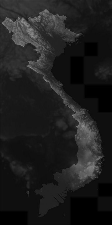 Highresolution heightmaps and geometry for Vietnam Texture_3