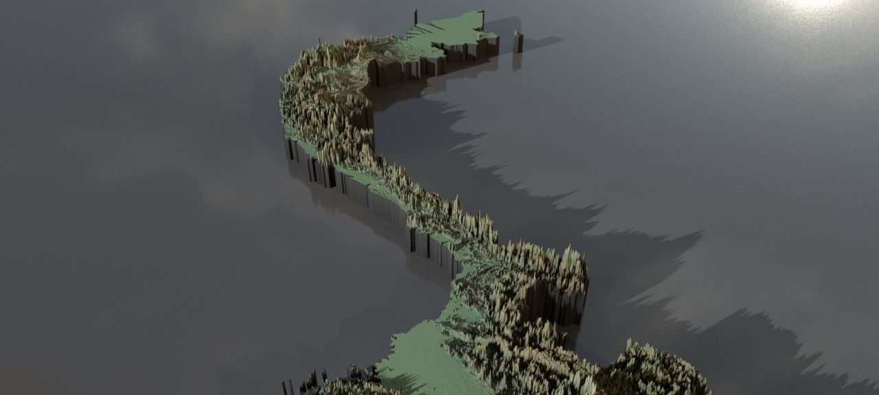 Highresolution heightmaps and geometry for Vietnam Texture_1